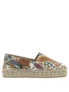 Etro Cotton Espadrilles In Multi