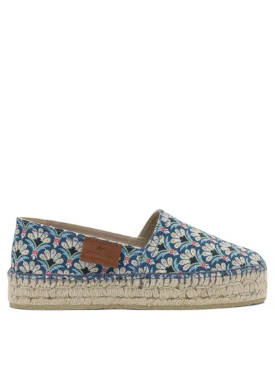 Etro Cotton Espadrilles In Blue