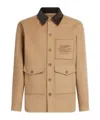 Etro Stylish Jacket With Chest Pocket And Flap Pockets In Brown
