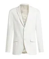 Etro Cotton Jacquard Blazer In White