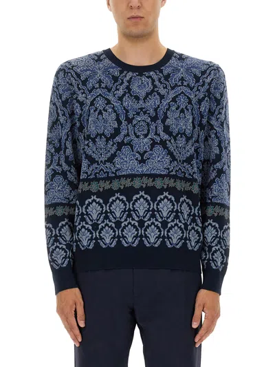 ETRO COTTON JACQUARD KNIT