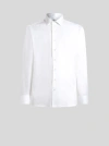 Etro Long-sleeve Cotton Shirt In Weiss