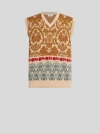 Etro Jacquard-pattern V-neck Waistcoat In Multi