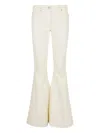 Etro Flared Jeans With Belt Loops And Pockets In 白色