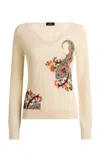 Etro Cotton Knit Sweater In Multi