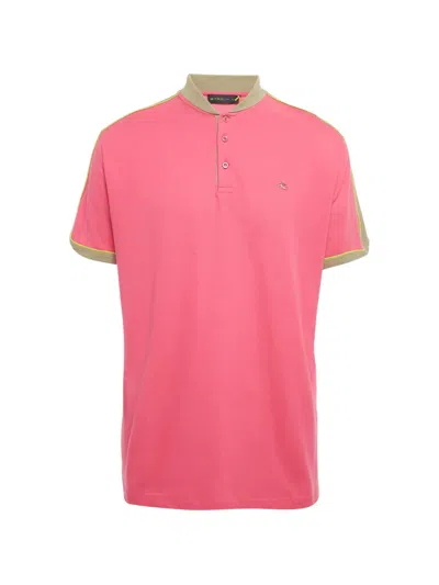 Pre-owned Etro Cotton Logo Polo Shirt In Pink