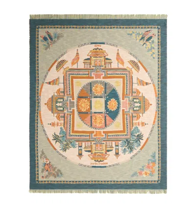 Etro Cotton Mandala Shanti Throw In Green