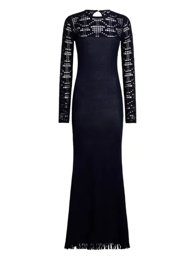 Etro Cotton Maxi Dress In Multi