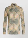 Etro Printed Popeline Shirt With Patchwork Paisley Print