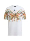 Etro Printed Cotton Jersey T-shirt In White
