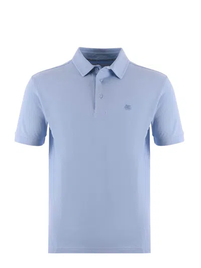 ETRO ETRO COTTON PIQUE POLO SHIRT