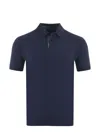 Etro Cotton Pique Polo Shirt In Blue