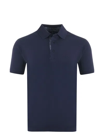 ETRO ETRO COTTON PIQUE POLO SHIRT
