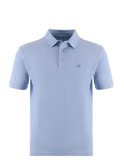 Etro Cotton Pique Polo Shirt