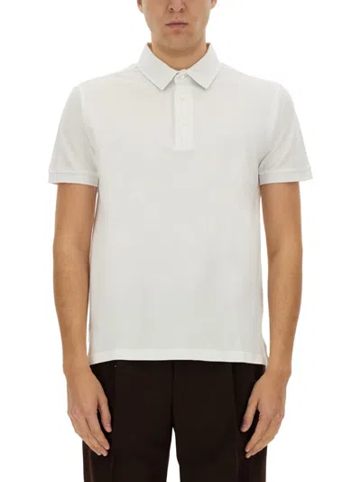 Etro Cotton Polo Shirt In White