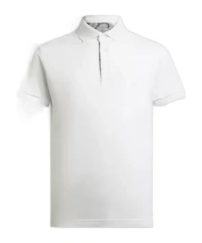 Etro Cotton Polo Shirt With Pegaso In White