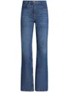 Etro Cotton Polyester Pants In Blue