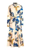Etro Cotton-poplin Midi Shirt Dress In Multi
