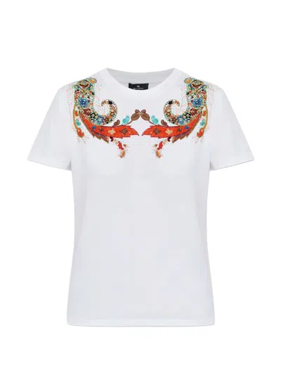Etro Cotton Pvc Glass T-shirt In Multi