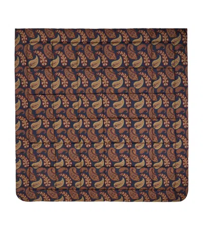 Etro Cotton Quilted Azuki Bedspread In Multi