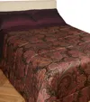 Etro Cotton Quilted Giano Bedspread In Brown