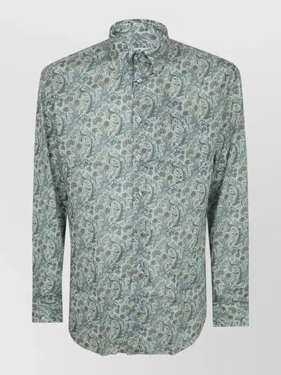 Etro Paisley-patterned Shirt In Green