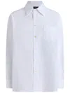 Etro Cotton Shirt In Blue