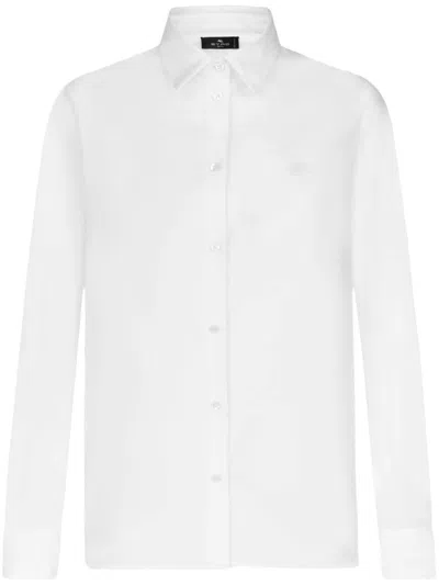 Etro Cotton Shirt In White