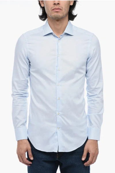 Etro Long-sleeve Classic Shirt In Blue