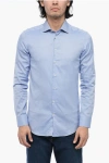 Etro Cotton Shirt With Hopsack Pattern