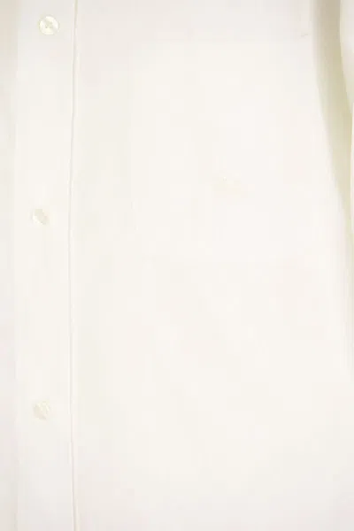Etro Cotton Shirt With Pegasus In White