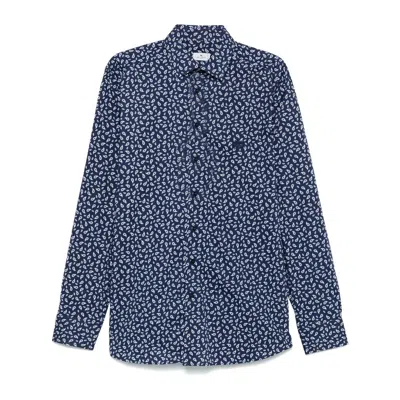 Etro Cotton Shirts In Blue