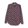 Etro Cotton Shirt With Paisley Print In Multi