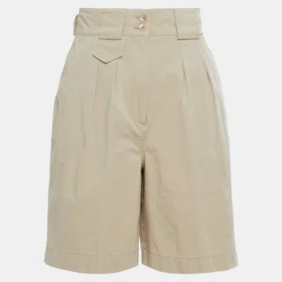 Pre-owned Etro Cotton Shorts 40 In Beige