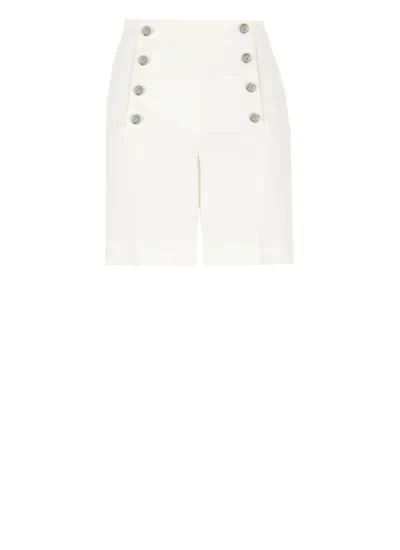 Etro Cotton Shorts In White