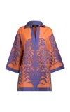 Etro Cotton-silk Tunic In Multi