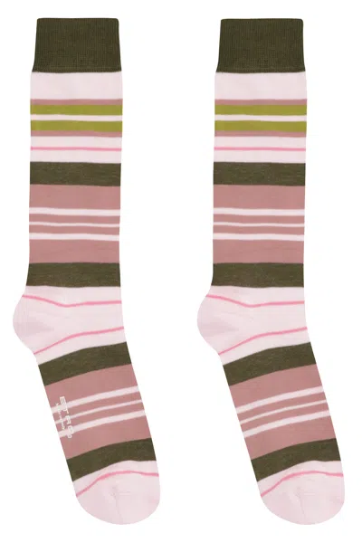 Etro Cotton Socks In Pink