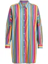 Etro Cotton Stripe-pattern Shirt In Multicolour