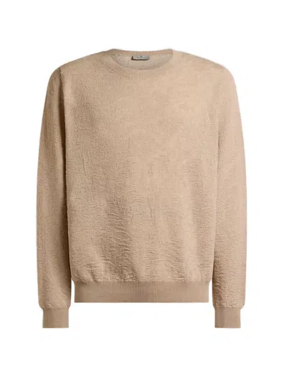 Etro Cotton Sweater In Neutral