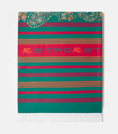 Etro Cotton Terry Towel In Multi