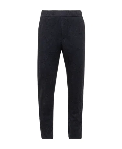 Etro Cotton Trousers In Black