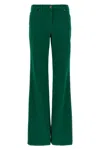 Etro Embroidered-logo Back-patch Trousers In Multi