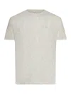 Etro Men Cotton T-shirt With Arnica Pattern In Nude