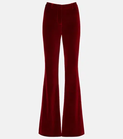 Etro Cotton Velvet Flared Pants