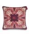 Etro Cotton Velvet Kiri Cushion In Pink