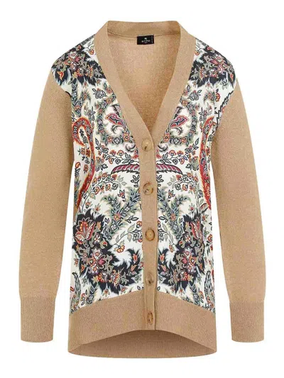 Etro Paisley Cardigan In Multi