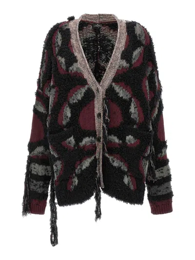 Etro Fringed Oversized Cardigan