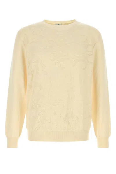 Etro Cream Cotton Sweater