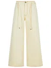 Etro Wide-leg Denim Trousers Drawstring Detail