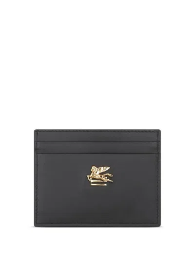Etro Credit Card Holder In Black